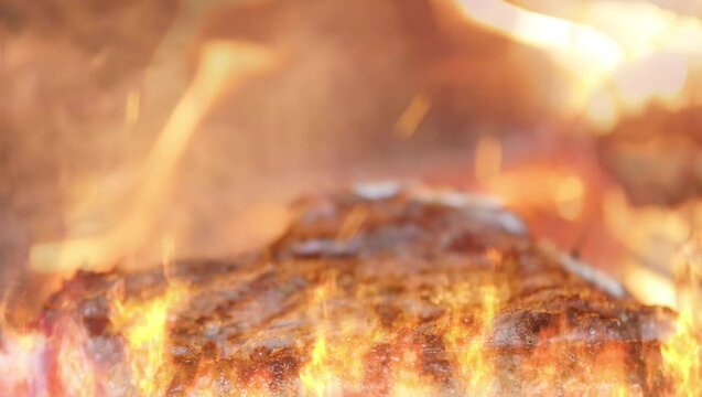 Fire Burning Close Up Cinemagraph