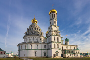 Fototapeta na wymiar The Resurrection Monastery (Voskresensky Monastery) or New Jerusalem Monastery (Novoiyerusalimsky Monastery). Istra, Moscow region, Russia.