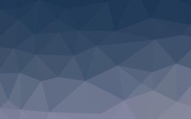 Fototapeta premium Light BLUE vector abstract polygonal cover.