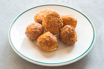 Til ke laddu of sesame seeds