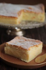 gâteau magique à la vanille