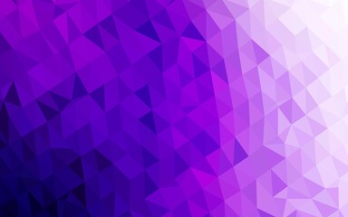Light Purple vector abstract polygonal cover.