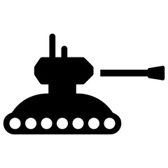 Fototapeta premium An army tank used by military persons 
