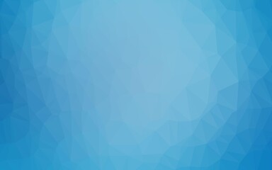 Obraz premium Light BLUE vector triangle mosaic texture.