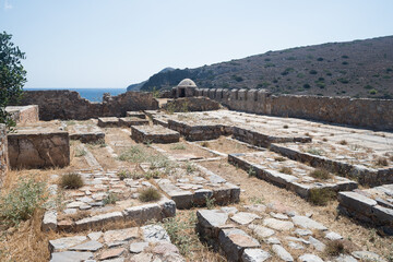 Fototapeta na wymiar Greek stone graves