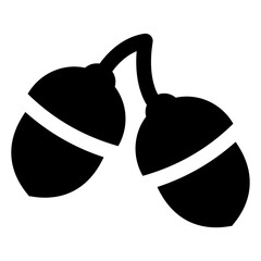  A dried fruit naming acorn, healthy diet   © Vectors Market