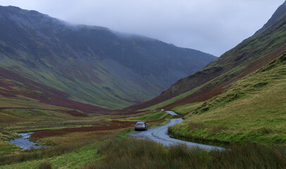 road between the mountains