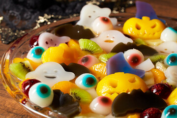 ハロウィン　フルーツポンチ