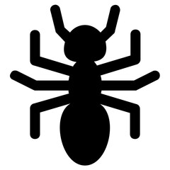 
Icon of a insect having antena and long legs depicting clover stem
