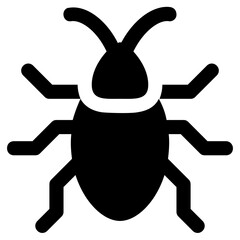 
Icon of a insect having antena and long legs depicting clover stem
