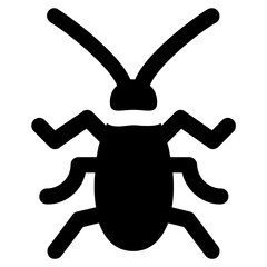 
Icon of a insect having antena and long legs depicting clover stem
