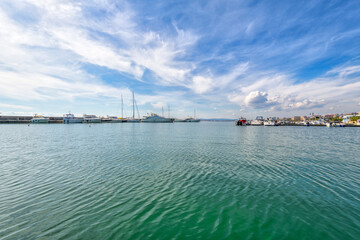 view of the city of St. Vlas in Bulgaria