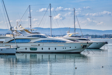Fototapeta premium yachts in the marina