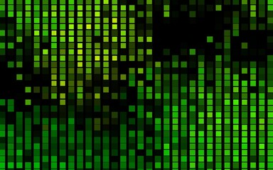 Dark Green vector cover in polygonal style.