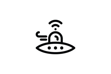 Space Outline Icon - Ufo