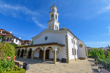 church view of the city of St. Vlas in Bulgaria