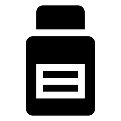 Fototapeta premium A bottle of printing ink 