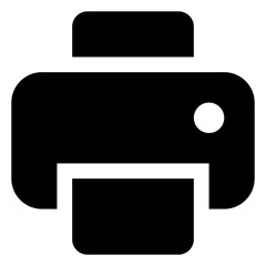 
Printing device printer icon
