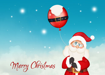 postcard for Merry Christmas