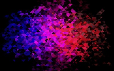 Dark Multicolor, Rainbow vector pattern in polygonal style.