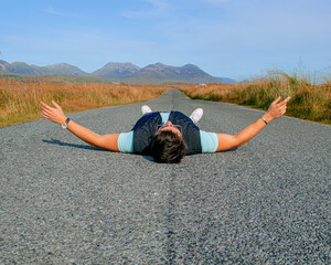 men and the road