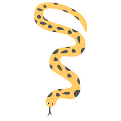 
A snake lives underwater names sea snake 
