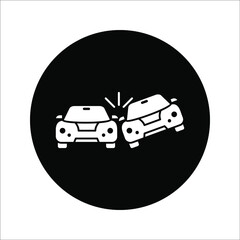 car auto accident icon