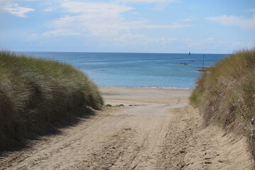 Strand von Agon-Coutainville, Cotentin Normandie