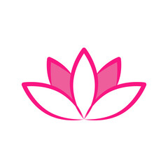 Lotus icon vector