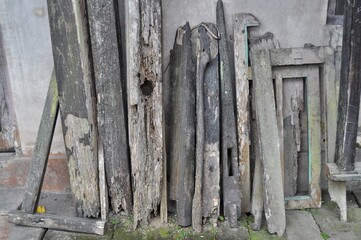 old wooden fence