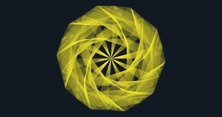 Beautiful bright yellow abstraction. 