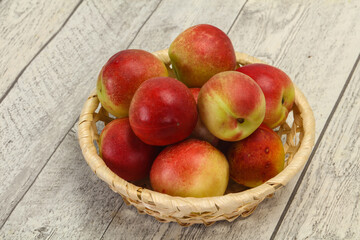 Sweet tasty fresh ripe apricots