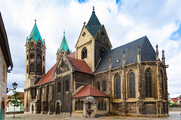 Fototapeta na wymiar St. Marien Kirche Freyburg Unstrut, Sachen Anhalt