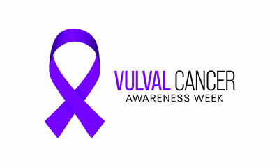 Vector illustration on the theme of Vulval Cancer awareness week observed each year during November.