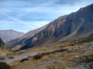 Wanderweg Sellrain im Herbst