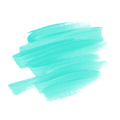 Fototapeta premium Mint brush paint stroke background. Perfect design for headline, logo and sale banner.