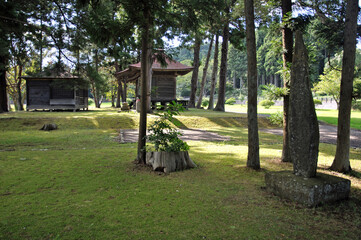 岩手県　平泉・観自在王院跡　