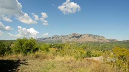 Photograph of the Montserrat Massif, Catalunya, Spain