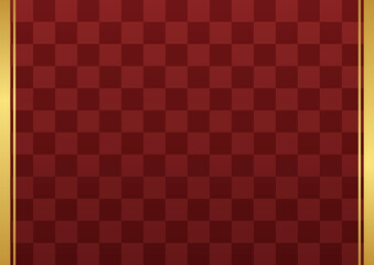Horizontal background material with a red and luxurious lattice pattern