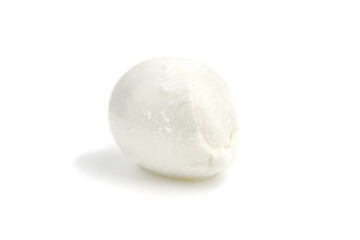 Fototapeta na wymiar Mozzarella cheese ball isolated on white background