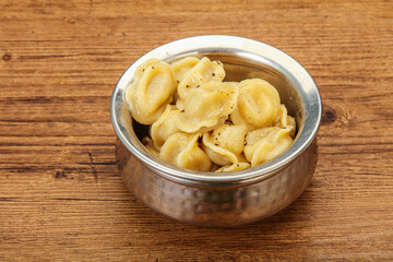 Dumplings with meat and spices