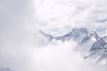 berge wolken