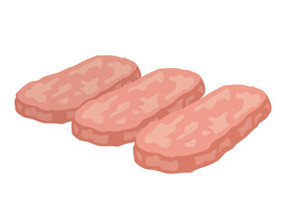ランチョンミートのイラスト