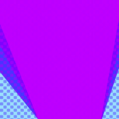 青色と紫色の斜めストライプと無地のコピースペースの背景
