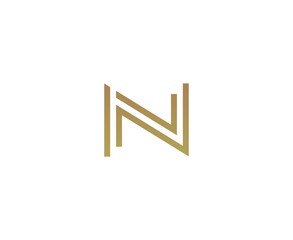 N letter logo
