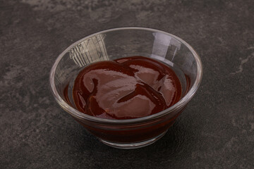Traditional Barbicue sauce in the bowl