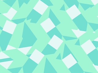 Beautiful of Colorful Art Green and White, Abstract Modern Shape. Image for Background or Wallpaper