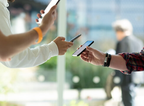 Registration Using Smart Phone At An Event 