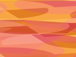 Beautiful of Colorful Art Red, Yellow and Orange, Abstract Modern Shape. Image for Background or Wallpaper
