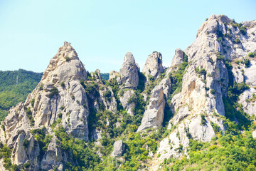 Special mountains in south Italy. Dolomiti lucane